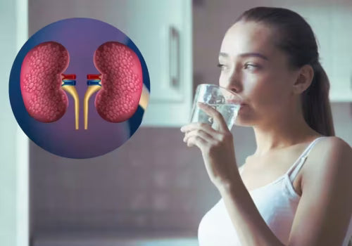 The relationship between water consumption and urinary health.