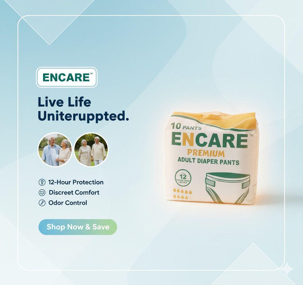 Encare Premium Adult Diapers Pant Style
