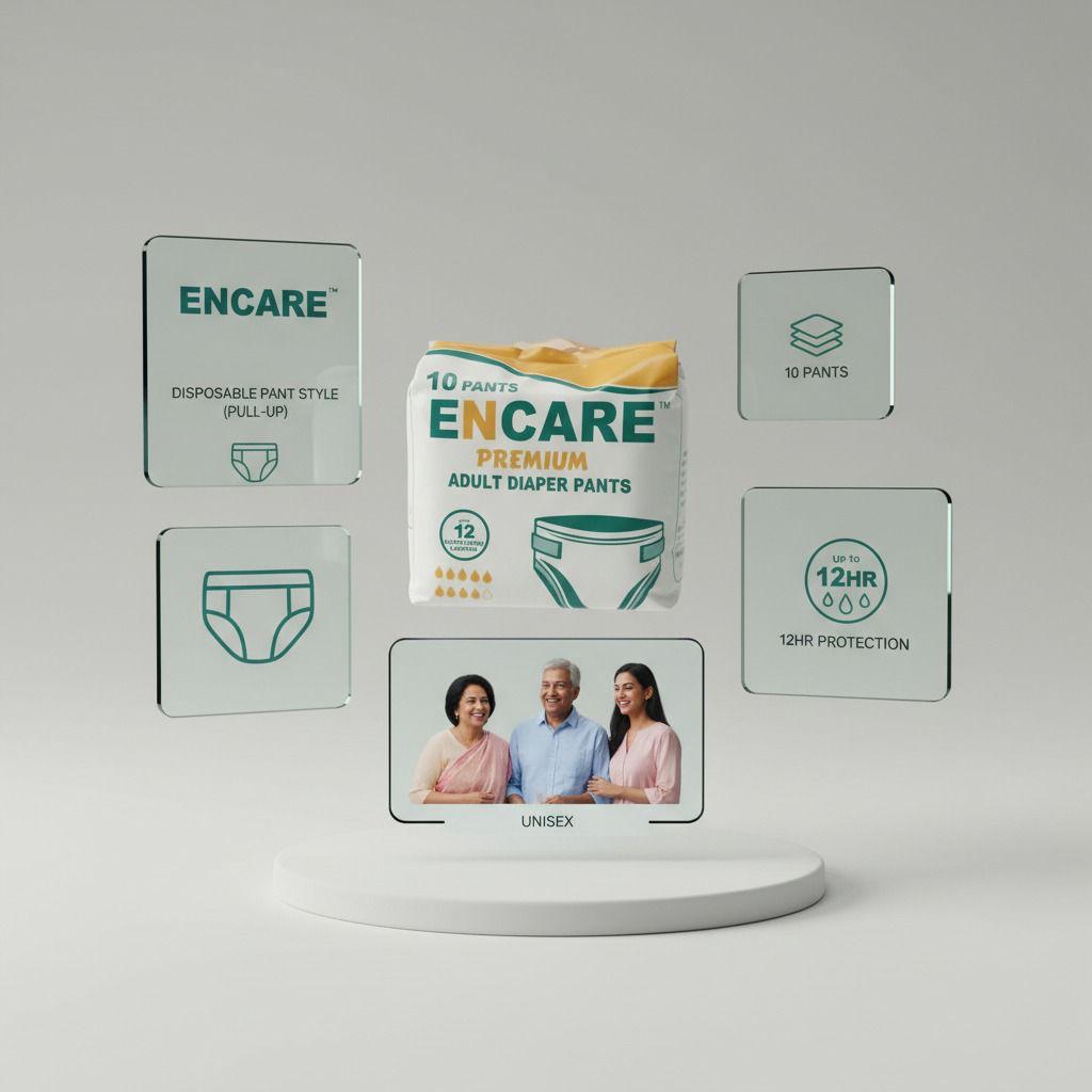 Encare Premium Adult Diapers Pant Style