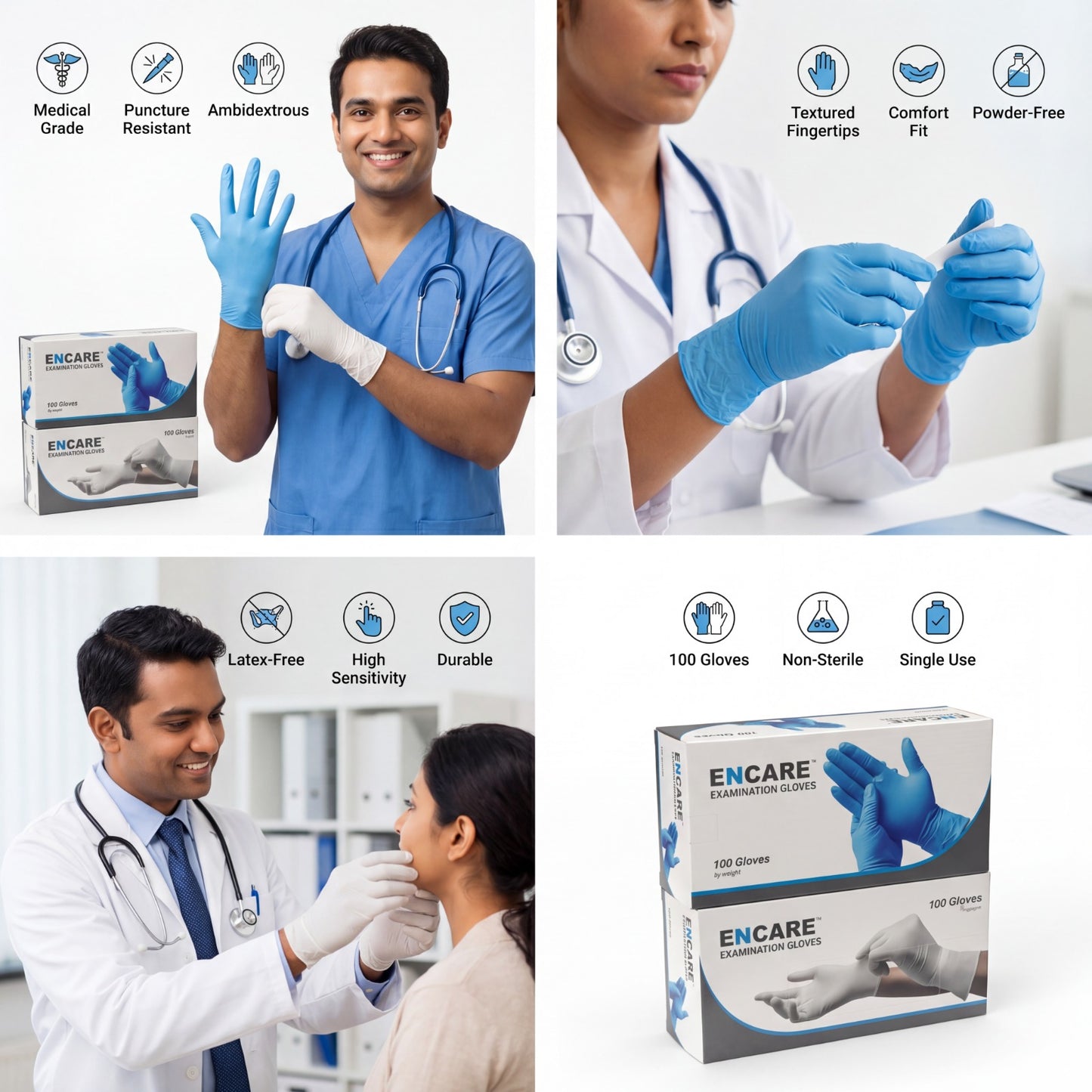 Examination Nitrile – Blue