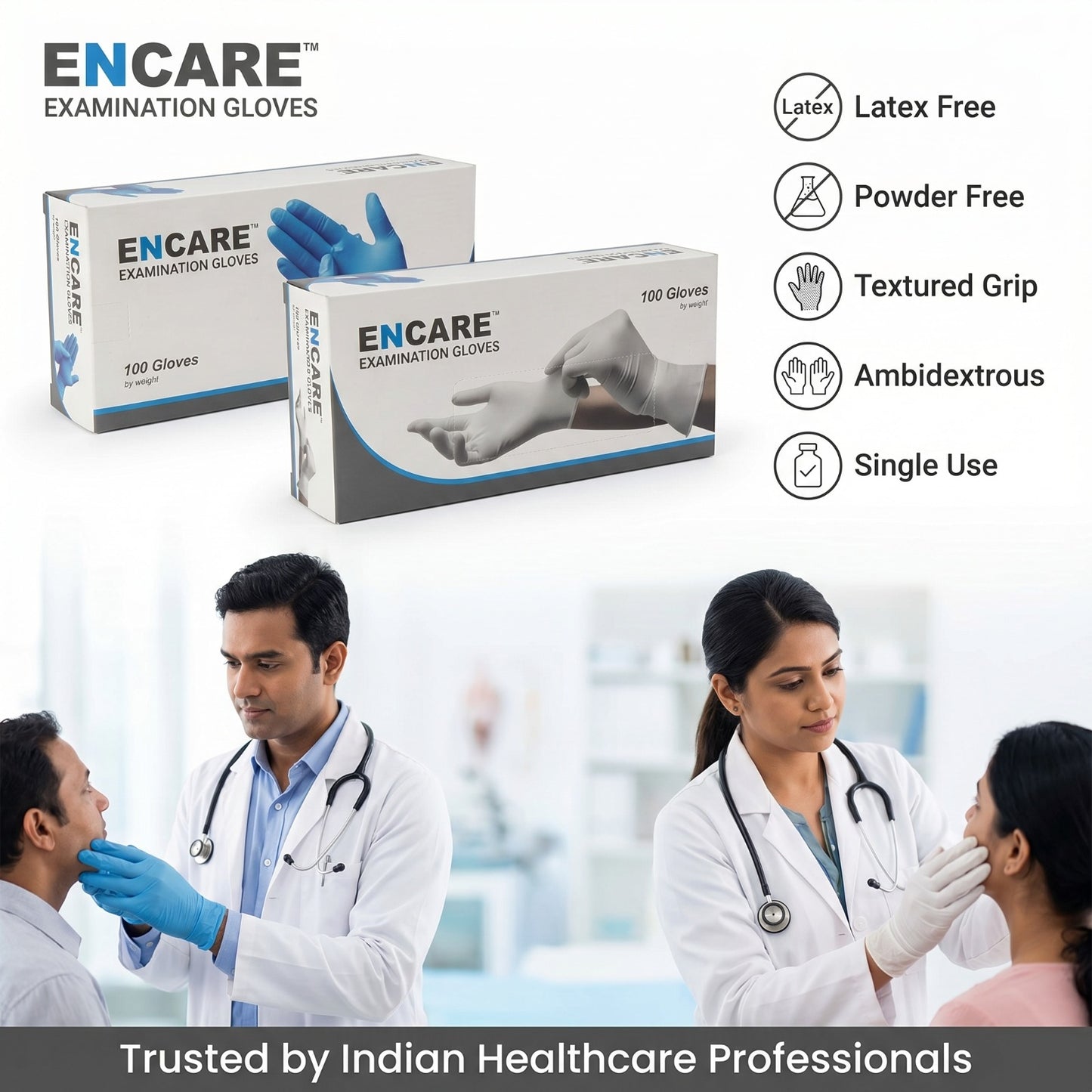 Examination Nitrile – Blue